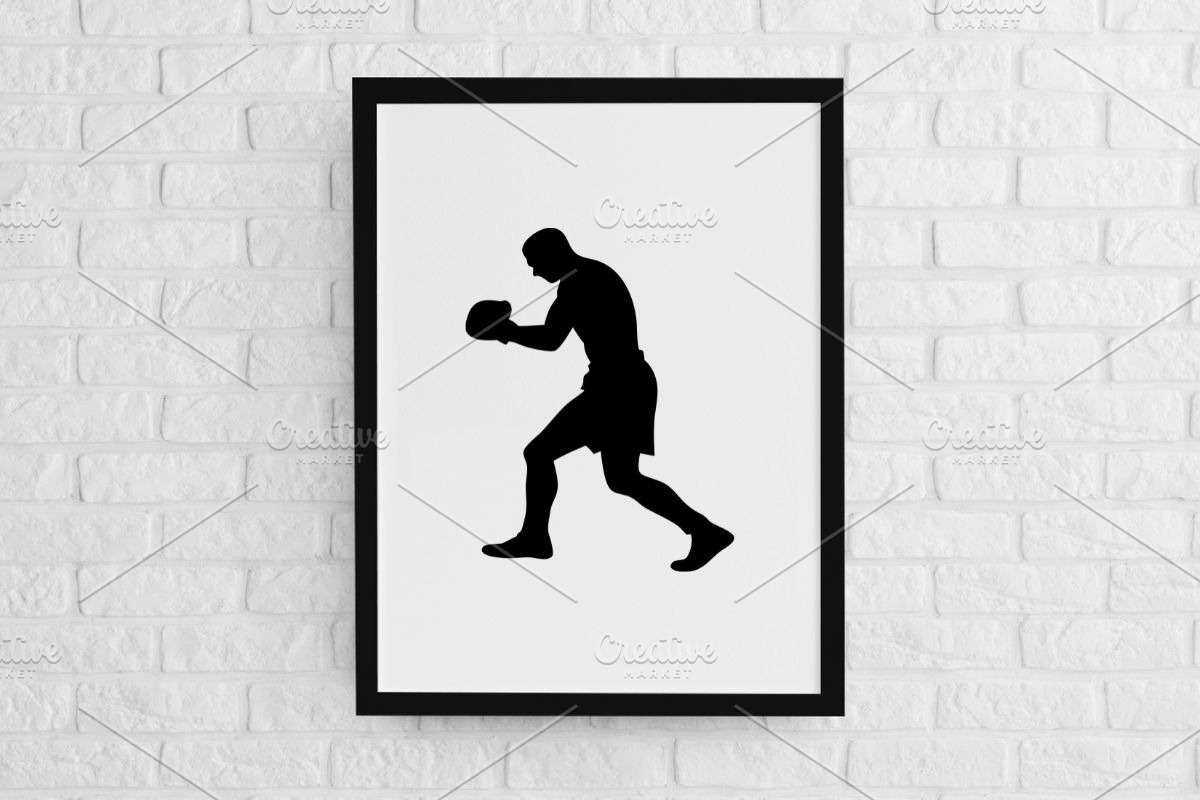 Kickboxing Silhouette SVG, a Sport Illustration by newminddesign (Photo 2 of 3)
