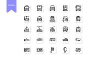 Transport Icons, a Duotone Icon by HacaStudio (Thumbnail 2 of 3)