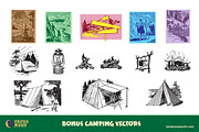 Outpost Retro Brush Font, a Font by Paper Moon Graphic Supply (Thumbnail 10 of 10)