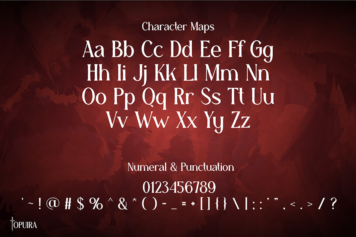 Topuira, a Serif Font by TokoPress (Photo 3 of 10)