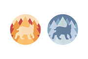 Forest Animals Emblem Collection, an Animal Illustration by PsychocheArt (Thumbnail 4 of 9)