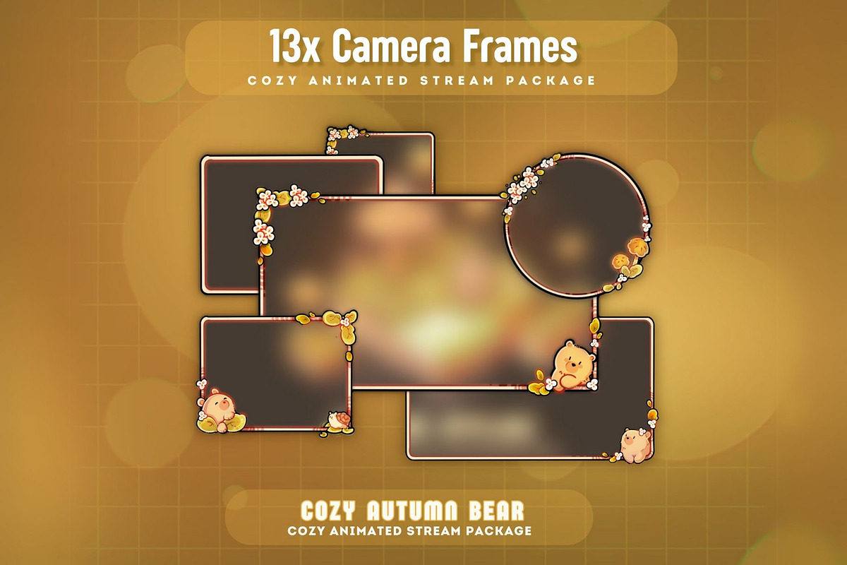 Cozy Autumn Bear Stream Package, a Graphic by TheDoodleSweets (Photo 4 of 7)