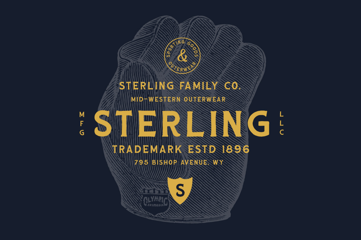 HUSCON - A Vintage Spur Serif preview 5