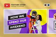 Attractive - Youtube Thumbnail Cover, a Social Media Template by hekenostudio (Thumbnail 1 of 4)