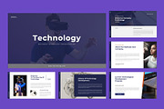 TECHNOLOGY Google Slide Template, a Presentation Template by Rizki Herdian (Thumbnail 2 of 6)
