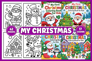 My Christmas Coloring Book for Kids, a Seasonal Illustration by Coco Bloom