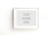 vertical & horizontal white frame, a Print Template by HisariDS Mockup Design (Thumbnail 2 of 5)