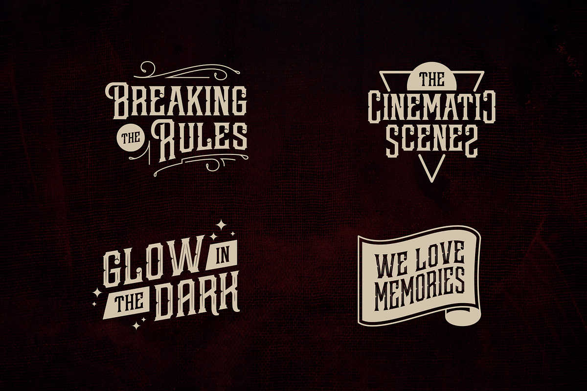 Redsniper Vintage Font preview 5