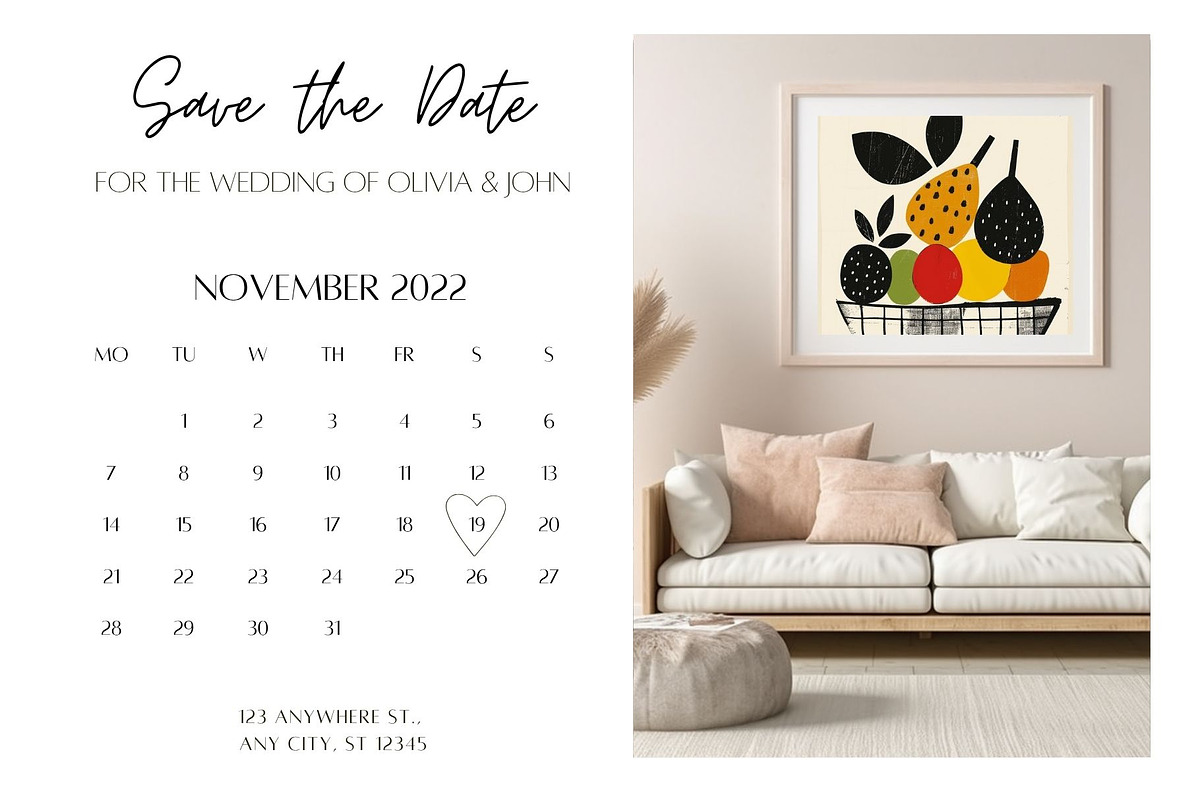 Modern Fruit Art & Layered Clipart, a Wallpaper Graphic by ARTOZEN DIGITAL (Photo 7 of 14)