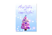 Merry Christmas Poster Vector, a Poster Template by kh_cat (Thumbnail 2 of 2)