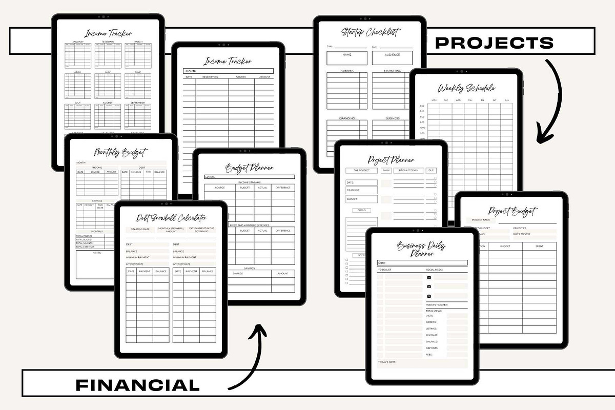 Business Planner - Bossbabe, a Presentation Template by Freedom Business Shop (Photo 8 of 9)