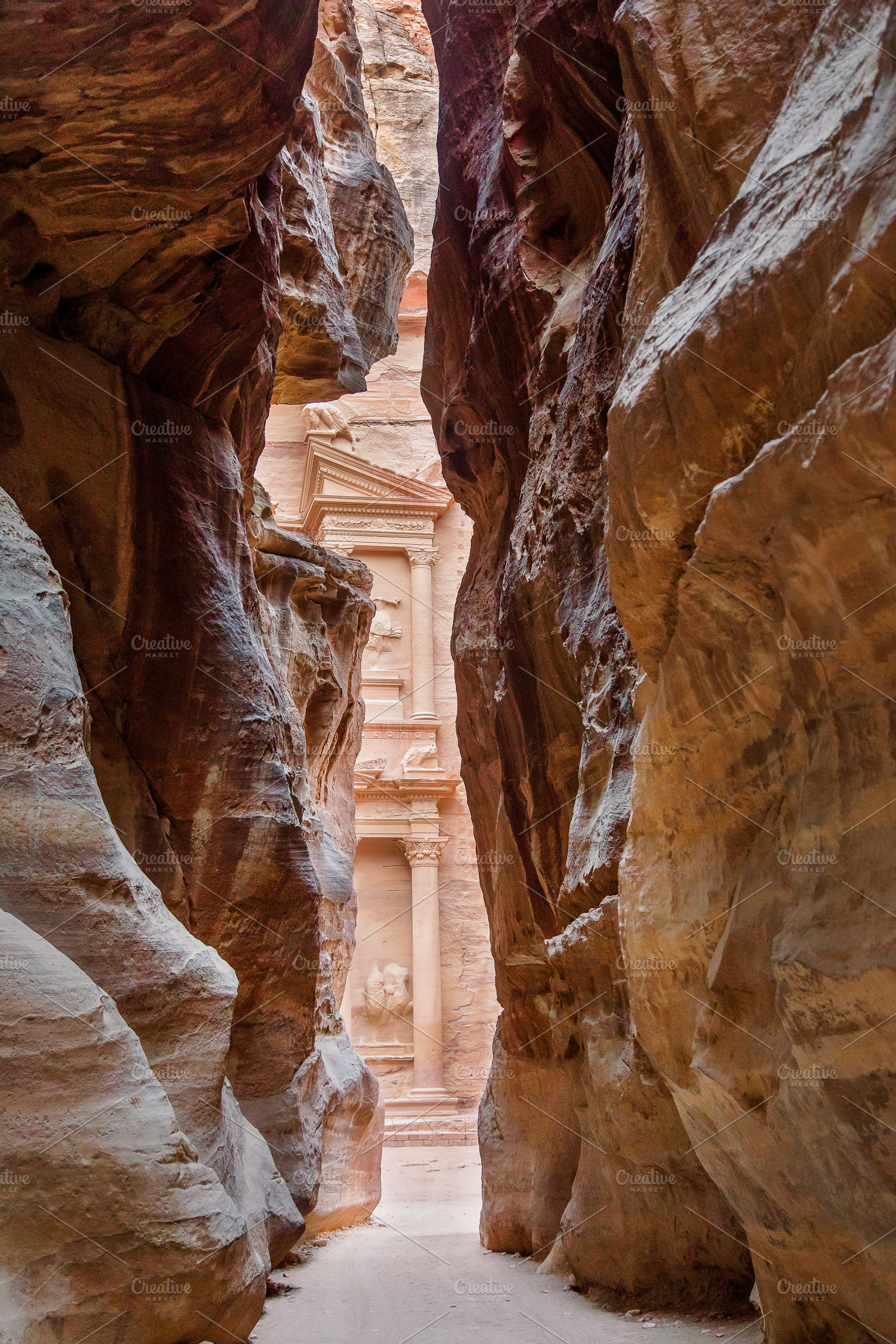Petra Treasury, a Photo by Kunkel Adventures