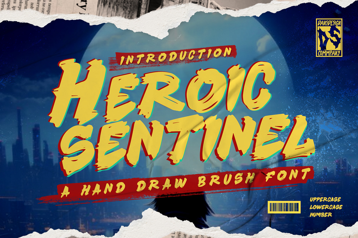 Heroic Sentinel Graffiti Marker Y2k, a Blackletter Font by dansdesign (Photo 1 of 9)