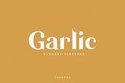 Garlic / elegant font, a Sans Serif Font by Java pep (Thumbnail 1 of 16)
