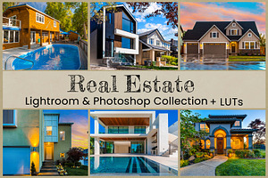Real Estate Lightroom Photoshop LUTs, a Preset Add-On by 3Motional