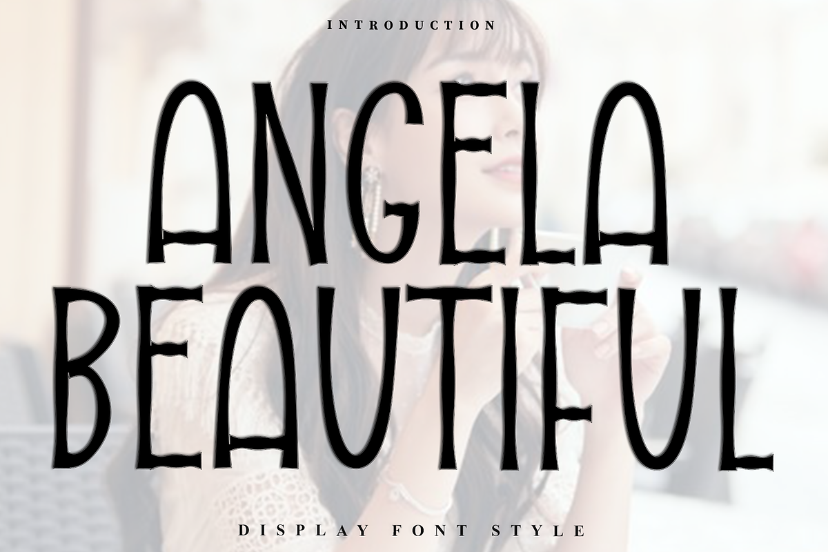 Angela Beautiful, a Sans Serif Font by FreshTypeINK (Photo 1 of 7)
