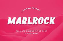 Marlrock All Caps Handwritting Font