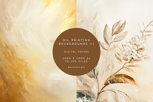 Floral Oil Backgrounds I