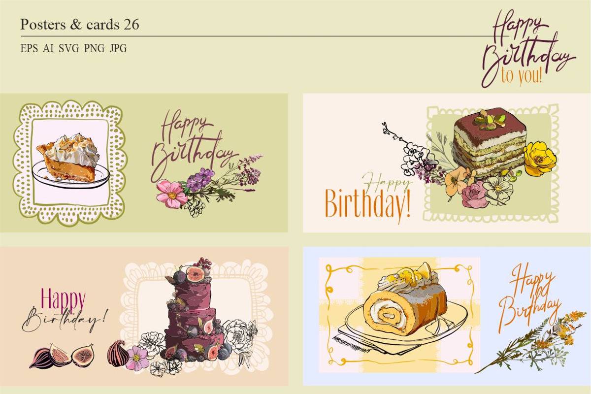 Happy Birthday to you!, a Food Illustration by Collection by VY (Photo 2 of 12)
