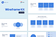 Figma Wireframe & Landing Page, an UI Kit Template by Themesmile (Thumbnail 4 of 11)