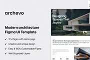 Archevo – Architecture Figma UI Kit, an UI Kit Template by TNCFlow (Thumbnail 1 of 6)