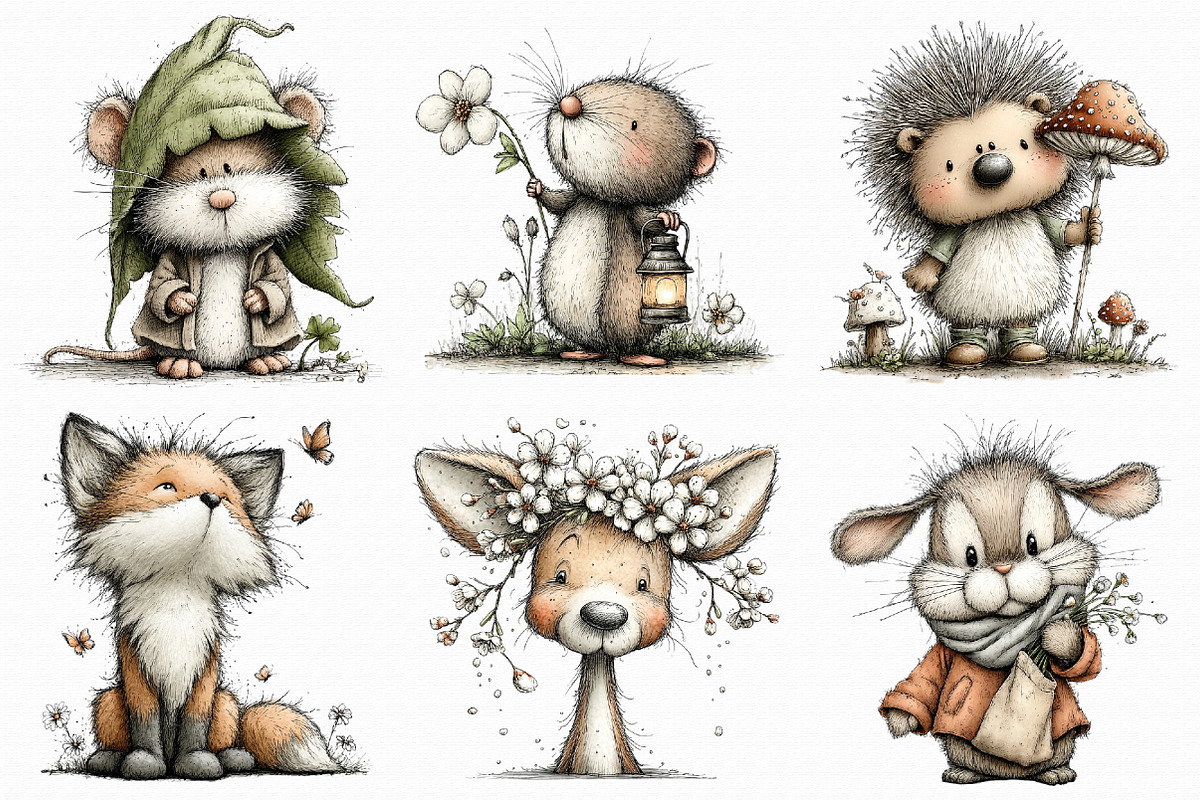 Whimsical Spring Woodland Animals, an Illustration by Libby Wishes (Photo 5 of 8)