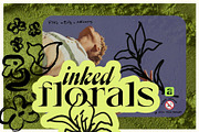 Inked Floral Hand Drawn Illustration, a Decorative Illustration by Hell Yeah Designs (Thumbnail 1 of 15)