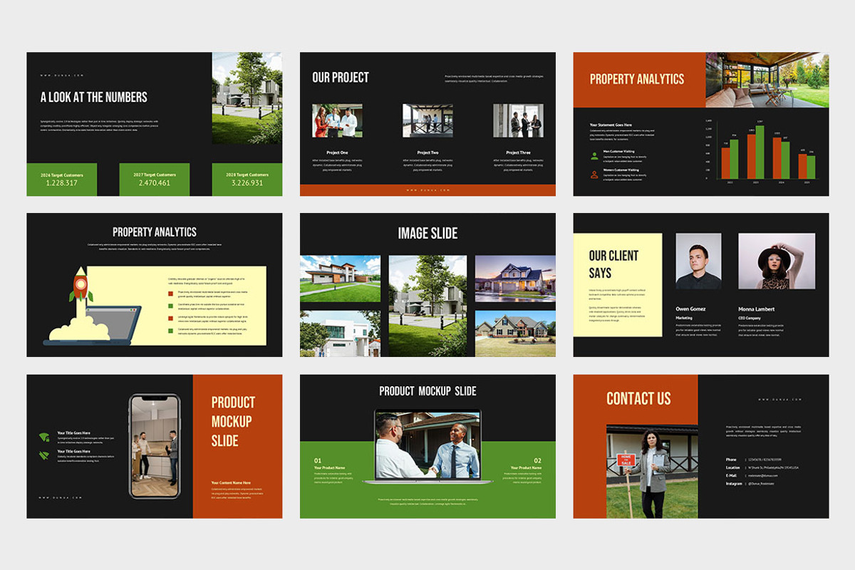 Dunua : Real Estate Powerpoint, a Presentation Template by Punkl Camp (Photo 8 of 9)