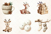 Nordic Christmas Clipart, an Illustration by DreamCafeArt (Thumbnail 6 of 6)
