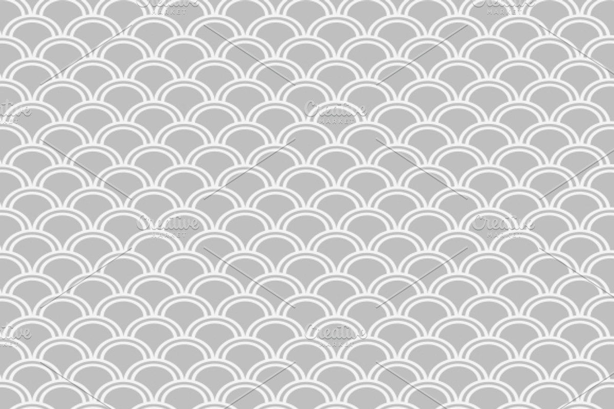 Wave endless seamless pattern
