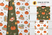 Cozy Autumn Books Clipart Bundle, an Object Illustration by NataKa (Thumbnail 6 of 10)