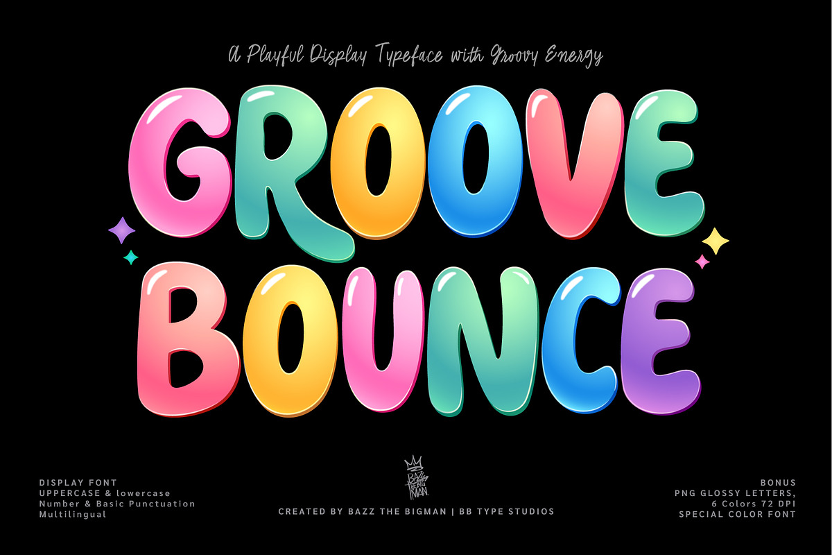 Groove Bounce, a Handwritten Font by BBtypeStudios (Photo 1 of 18)