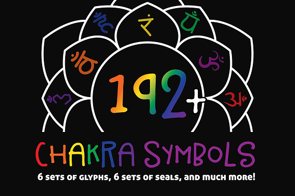192+ Chakra Symbols with BONUS Icons preview 5