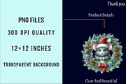 Christmas Mouse Clipart Bundle, an Illustration by SinaCreation (Thumbnail 6 of 7)