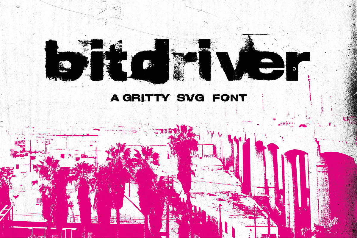 Bitdriver - OpenType SVG Font, a Sans Serif Font by DriverDesign (Photo 8 of 8)