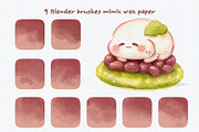 Procreate watercolor brush bundle, a Brush Add-On by ProcreateiBox (Thumbnail 9 of 12)