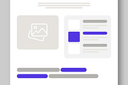 Landing Page Wireframe Template, a Landing Page Template by CreativeShaper (Thumbnail 3 of 5)