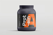 Protein Jar Mockup, a Packaging Mockup by zippypixelstudio (Thumbnail 2 of 15)