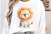 Cute Safari Animals Clipart, an Illustration by SinaCreation (Thumbnail 7 of 11)