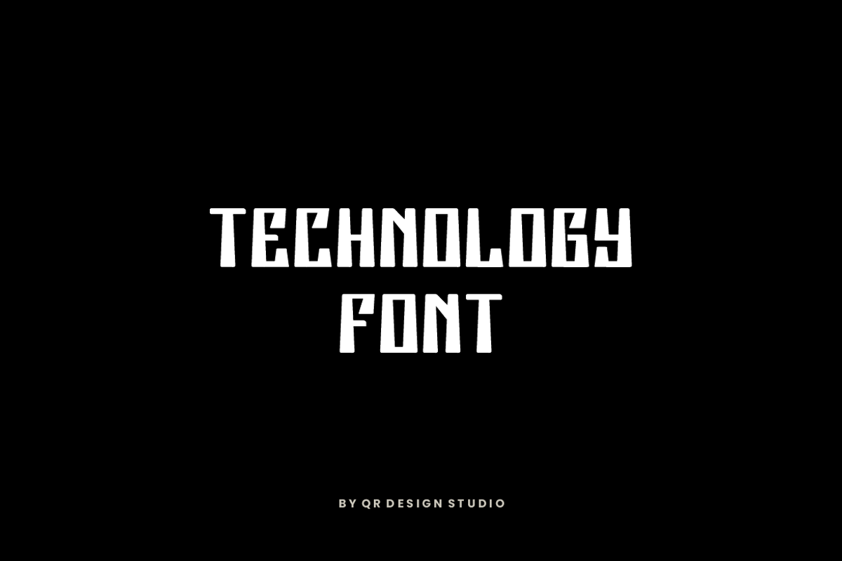 Zatecs - Futuristic & Tech Font, a Sans Serif Font by QR Design Studio (Photo 3 of 7)