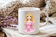 Fairy Tale Princess Clipart, an Illustration by Watercolor design (Thumbnail 3 of 6)