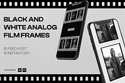 Retro Analogue Frames for Instagram, a Social Media Template by Creative Zeune (Thumbnail 1 of 4)