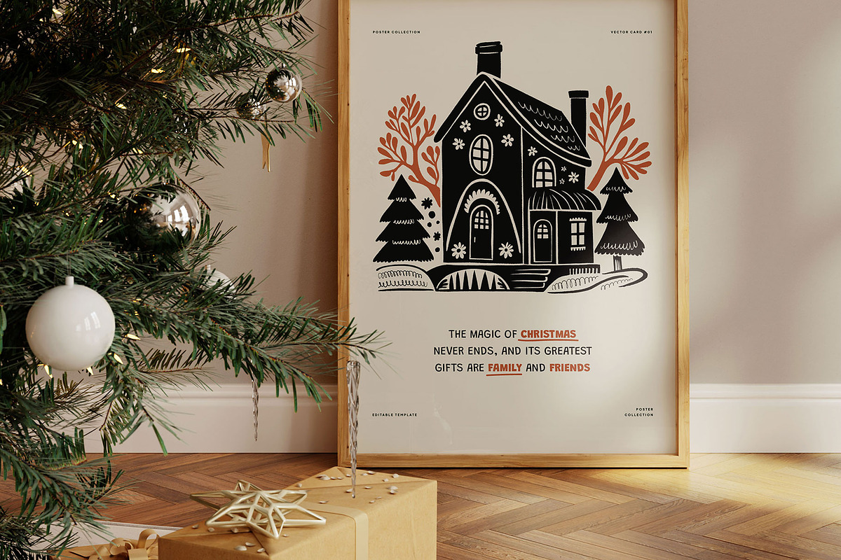 Christmas Art | Posters and Cards, an Object Graphic by KetteCreate (Photo 2 of 18)