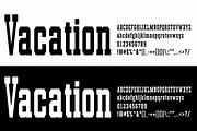 Vacation, a Serif Font by Wow Magic (Thumbnail 8 of 9)