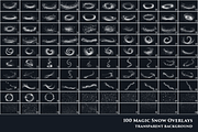 100 Magic Snow Overlays, an Object Graphic by HappyNews (Thumbnail 2 of 6)