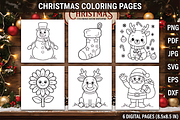 Autumn Halloween Christmas Coloring, a Seasonal Illustration by Design Station (Thumbnail 4 of 4)