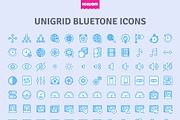 3552 Unigrid Bluetone icons, a Duotone Icon by Icojam store (Thumbnail 10 of 14)