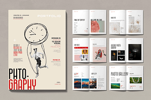 Photography Portfolio Template, a Brochure Template by MightyDesign