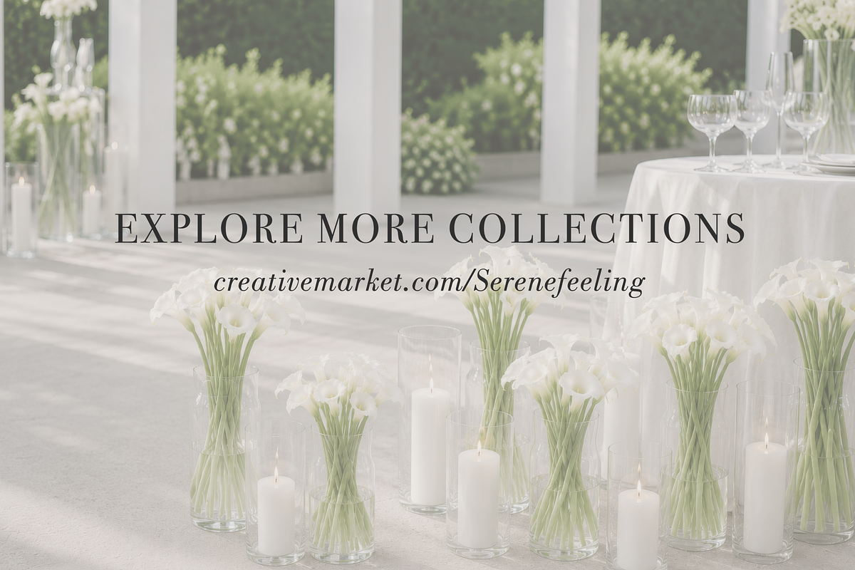 Floral Invitation & RSVP Set Mockup, an Advertising Mockup by Serenefeeling (Photo 7 of 7)