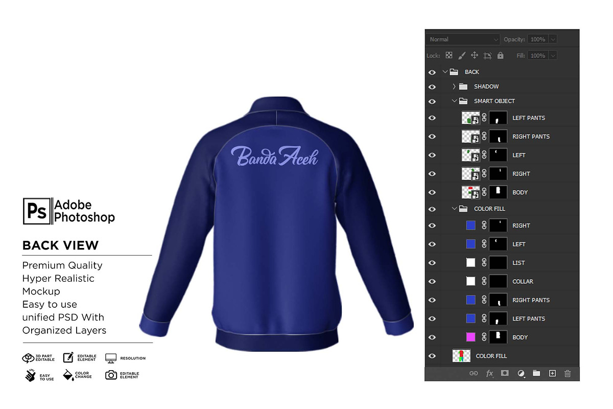 Suit Shirt Jacket Mockup, a Shirt Mockup by Nanggroe Scripting (Photo 8 of 9)